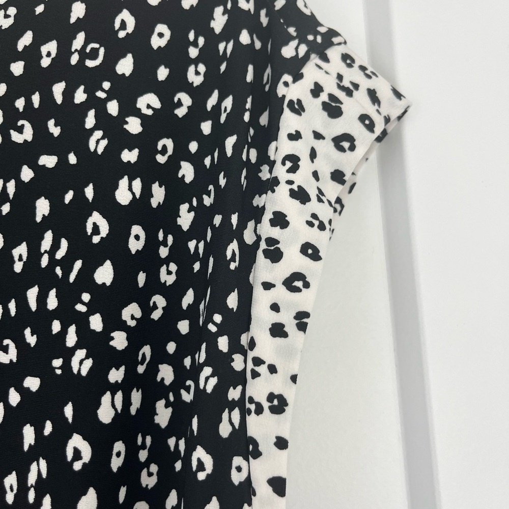 EUC WHBM Darling Black and White Animal Print‎ Dress, Small - Picture 7 of 16